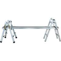 Telescoping Multi-Position Ladder, 2.916' - 9.75', Aluminum, 300 lbs., CSA Grade 1A Cantin et fils