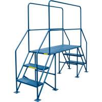 Crossover Ladder, 35-1/2" Overall Span, 31-1/2" H x 22" D, 22" Step Width Cantin et fils