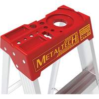 Step Ladder with Paint Tray, 6', Aluminum, 200 lbs. Capacity, Type 3 Cantin et fils