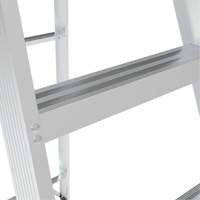 Step Ladder, 10', Aluminum, 225 lbs. Capacity, Type 2 Cantin et fils