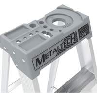 Step Ladder with Paint Tray, 10', Aluminum, 225 lbs. Capacity, Type 2 Cantin et fils