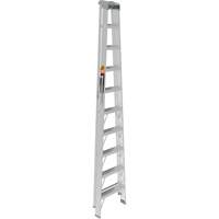 Step Ladder, 10', Aluminum, 225 lbs. Capacity, Type 2 Cantin et fils