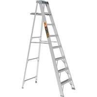 Step Ladder with Paint Tray, 8', Aluminum, 225 lbs. Capacity, Type 2 Cantin et fils