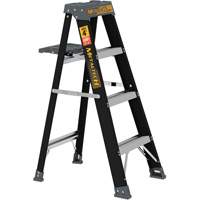 Step Ladder with Paint Tray, 4', Fibreglass, 250 lbs. Capacity, Type 1 Cantin et fils