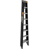 Step Ladder with Paint Tray, 8', Fibreglass, 250 lbs. Capacity, Type 1 Cantin et fils