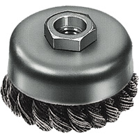 Knot Wire Cup Brush, 3" Dia. x 5/8"-11 Arbor Cantin et fils