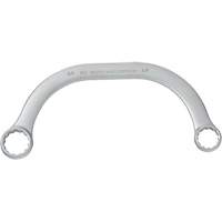Box End Wrench, 12 Point, 5/8" x 3/4", 15° Offset, Plain Finish Cantin et fils