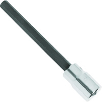 Extra-Long Bit Socket, Hex, 1/4" x 4-5/8" L, 1/2" Square Drive Drive Cantin et fils
