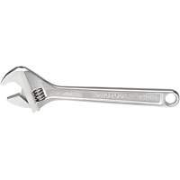 Adjustable Wrench, 12-1/8" L, 1-19/32" Max Width, Chrome Cantin et fils
