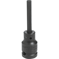 Impact Bit Socket, Hex, 12 mm x 3-1/4" L, 1/2" Drive Cantin et fils