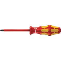 Tournevis isol&eacute; Square Plus, Tige de #2, Ronde, 8-1/16" lo, Prise en Plastique Cantin et fils
