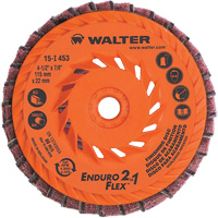 Meule &agrave; lamelles Enduro-Flex 2-in-1, 4-1/2" x 5/8"-11, Grain 80, C&eacute;ramique Cantin et fils