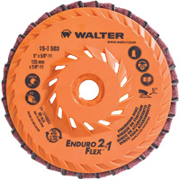 Meule &agrave; lamelles Enduro-Flex 2-in-1, 5" x 5/8"-11, Grain 80, C&eacute;ramique Cantin et fils