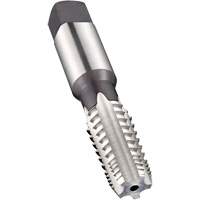 Taraud machine &agrave; denture altern&eacute;e pour tuyau, 1"-11,5, 5 cannelures, 115 mm lo, Conique, Acier rapide Cantin et fils