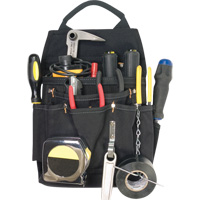 Professional Electrician's Pouches, Multiple Tool Holder, Polyester, 11 Pockets Cantin et fils