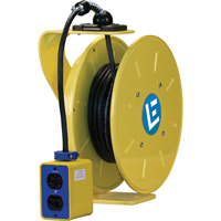 LE9000 Series Heavy-Duty Cord Reels, 30', SJOW, 14/3 Gauge, 15 A Cantin et fils