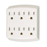 Adaptors, 6 Outlet(s), 15 Amps, 1875 W, 125 Cantin et fils