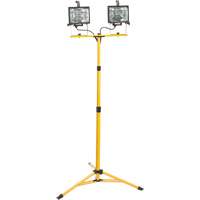 Projecteur double, Halog&egrave;ne, 500 W, 16000 lumens, Boîtier en Acier Cantin et fils
