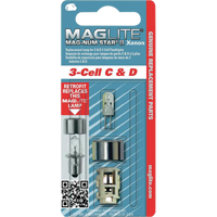 Ampoule de rechange pour lampe de poche &agrave; 3 piles C & D Cantin et fils