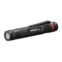 Lampe stylo G19, DEL, Corps en Aluminium, piles AAA, Compris Cantin et fils
