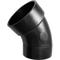 Long Radius 45° Street Elbow Fitting, Spigot x Hub, Plastic, 1-1/4" Cantin et fils