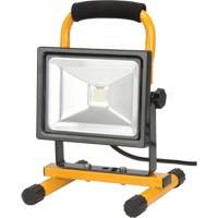 Portable Work Light, LED, 20 W, 2500 Lumens, Aluminum Housing Cantin et fils