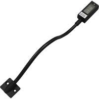Maplight &agrave; DEL en col de cygne, 1 W, DEL, Col 12", Noir Cantin et fils