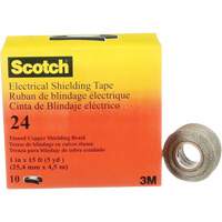 Scotch&reg; Electrical Shielding Tape, 25.4 mm (1") x 4.6 m (15'), Black, 16 mils Cantin et fils