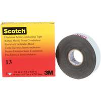 Scotch&reg; Electrical Semi-Conducting Tape, 19 mm (3/4") x 4.6 m (15'), Black, 30 mils Cantin et fils