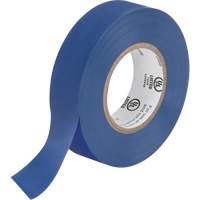 Electrical Tape, 19 mm (3/4") x 18 M (60'), Blue, 7 mils Cantin et fils