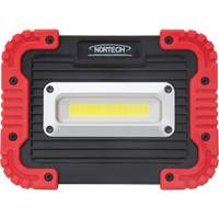 Portable Work Light, LED, 10 W, 1000 Lumens, Plastic Housing Cantin et fils
