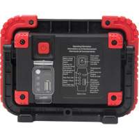 Portable Work Light, LED, 10 W, 1000 Lumens, Plastic Housing Cantin et fils