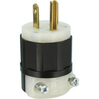 Hospital Grade Extension Plug, Nylon, 20 Amps, 125 V Cantin et fils
