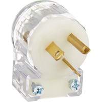 Angled Hospital Grade Extension Plug, Nylon, 20 Amps, 250 V Cantin et fils