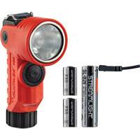 Lame de poche &agrave; alimentation multiple &agrave; angle droit pour casque Vantage 180 X, DEL, Piles Rechargeable/CR123A, Polym&egrave;re de nylon Cantin et fils