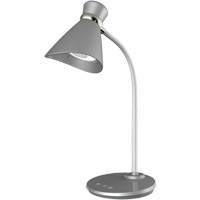 Lampe de bureau, 6 W, DEL, Col 16", Argent Cantin et fils