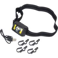 Headlamp, LED, 350 Lumens, 2 Hrs. Run Time, Rechargeable Batteries Cantin et fils