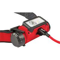 REDLITHIUM USB Hardhat Headlamp, LED, 600 Lumens, 5 Hrs. Run Time, Rechargeable Batteries Cantin et fils