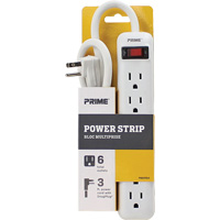 Bloc multiprise, 6 Prise(s), 3', 15 A, 1875 W, 125 V Cantin et fils