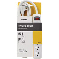 Bloc multiprise, 6 Prise(s), 8', 15 A, 1875 W, 125 V Cantin et fils