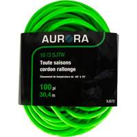 Industrial Extension Cord, All-Weather, SJTW, 10/3 AWG, 15 A, 100' Cantin et fils