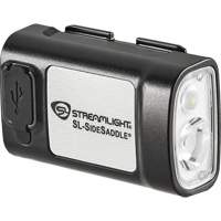 Lampe de casque SL-SIDESADDLE USB pour casques et casques de s&eacute;curit&eacute;, DEL, 350/320/400 lumens, 6,25/7/5 hres de fonctionnement, piles Rechargeable Cantin et fils