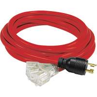 Generator Extension Cord with Tritap, STW, 10 AWG, 3 Outlet(s), 25' Cantin et fils