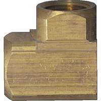 Extruded 90° Elbow Pipe Fitting, FPT, Brass, 1/8" Cantin et fils