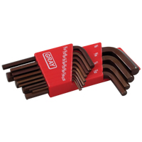 Short Arm Hex Key Set, 13 Pcs., Imperial Cantin et fils