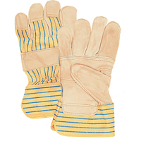 Fitters Patch Palm Gloves, Large, Grain Cowhide Palm, Cotton Inner Lining Cantin et fils